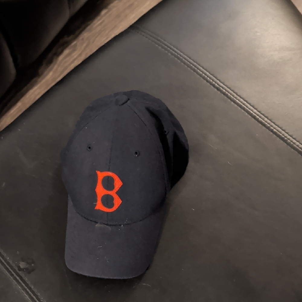 Classic Navy Cap with Red Emblem